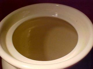 Vintage Churn Pottery Crock Water Sun Tea Lemonade Dispenser Spigot 2 Gallon photo