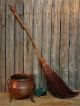 Old England Witch Hearth Broom Primitive Rustic Farmhouse 42 