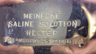 Vintage Meinecke & Co Safety Hot Water Bottle & Bed Warmer 1915 photo