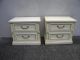 Large French Painted Nightstands End Side Tables 5231 Post-1950 photo 1