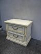 Large French Painted Nightstands End Side Tables 5231 Post-1950 photo 5