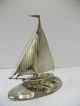 The Sailboat Of Silver Of The Most Wonderful Japan.  Japanese Antique. Other Antique Sterling Silver photo 5