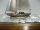 The Sailboat Of Silver Of The Most Wonderful Japan.  A Japanese Antique. Other Antique Sterling Silver photo 10