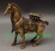 China Brass Copper Fengshui Fine Carved Cicada Horse Animal Statue Sculpture Figurines & Statues photo 1