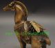 China Brass Copper Fengshui Fine Carved Cicada Horse Animal Statue Sculpture Figurines & Statues photo 2
