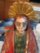 Vintage Carved Wood Santo Hand Painted No Parts Missing Latin American photo 1