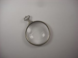 Antique Magnifying Glass,  20.  0 Very High Magnification Optical Lens Monocle photo