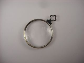 Antique Magnifying Glass,  14.  0 High Magnification Optical Lens Monocle Pendant photo
