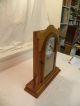 Antique American Ingraham Fine Oak Parlor Clock.  Circa 1910.  And Running Clocks photo 3