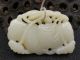 China Exquisite Hand - Carved Lotus And Turtle Carving Hetian Jade Pendant Necklaces & Pendants photo 1