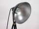 Vintage Industrial Tripod Floor Lamp Photographers Lamp By Zeiss Ikon,  1930s Art Deco photo 4