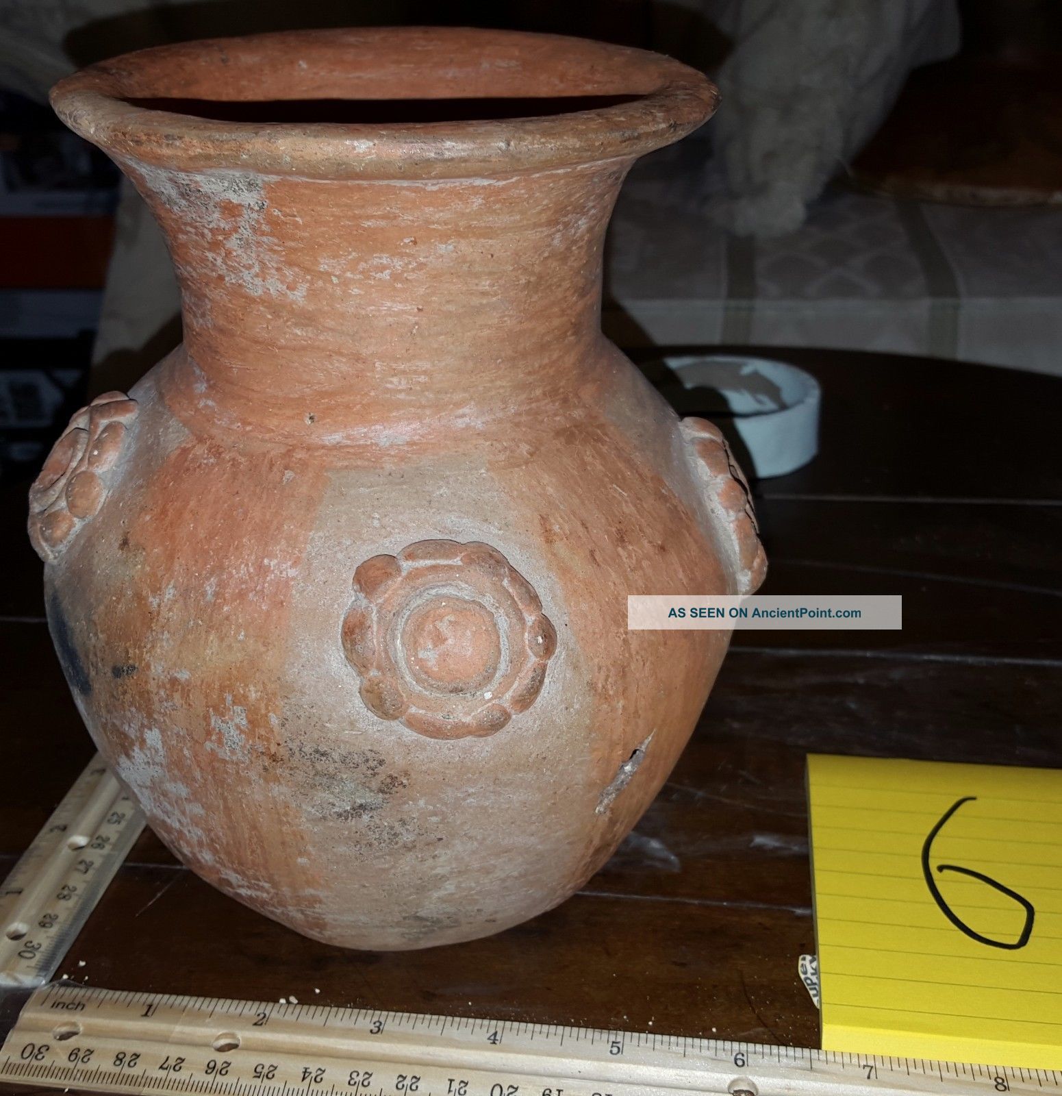 Pre - Columbian Plainware Pottery Vessel 