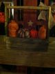 Primitive Halloween Fall Pumpkin Ornies In A Wooden Toolbox Decor Primitives photo 2