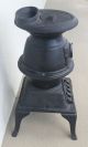 Atlanta Stove Cast Iron Pot Belly Stove Exc Cond 40 Wood/coal Complete Stoves photo 2