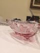 Pink Depression Glass Footed Bowl Bowls photo 2