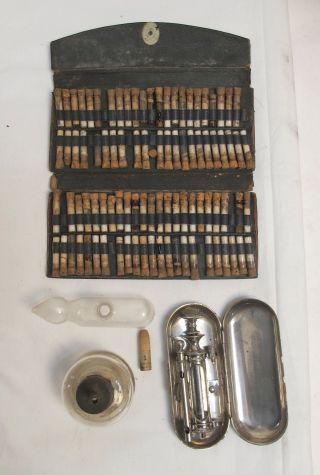 Medical/pharmaceutical Physician ' S Ampules,  Hypodermic Tablets & Syringes photo
