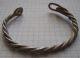 Silver Wire Twisted Bracelet Viking Period 900 - 1300 Ad Vf, Viking photo 6