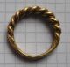 Viking Period Gold Crimped Ring Big Size 7.  75g Viking photo 1
