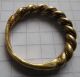 Viking Period Gold Crimped Ring Big Size 7.  75g Viking photo 3