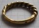 Viking Period Gold Crimped Ring Big Size 7.  75g Viking photo 4