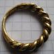 Viking Period Gold Crimped Ring Big Size 7.  75g Viking photo 6
