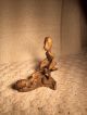Rare Antique African Bronze Ashanti Gold Weight - Man Women Love L Sculptures & Statues photo 7