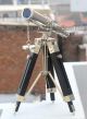 Solid Brass Office Desk Telescope Maritime Vintage Scope Tripod Telescope Decor Telescopes photo 2