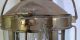 Antique Viking Brass Hanging Nautical Ship Oil Lantern - Rare Scalloped Design Lamps & Lighting photo 5