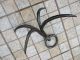 Antique Iron Wrought Large Anchor Grapnel Claw Blacksmith Made Old Hook 4 Claws Anchors photo 7